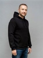 Толстовки чёрные 3-х нитка футер оптом!