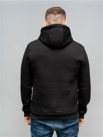 Толстовки чёрные 3-х нитка футер оптом!