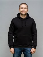 Толстовки чёрные 3-х нитка футер оптом!