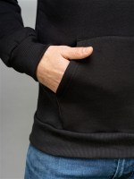 Толстовки чёрные 3-х нитка футер оптом!