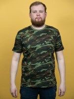 Футболки камуфляжные с нанесением логотипов или символики (для охраны, рыболовов, охотников).